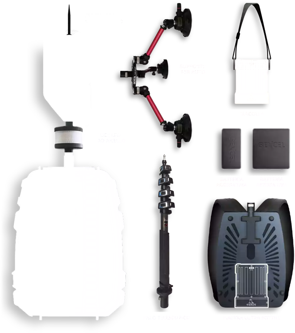 HERON MS TWIN - accessories to expand field applications