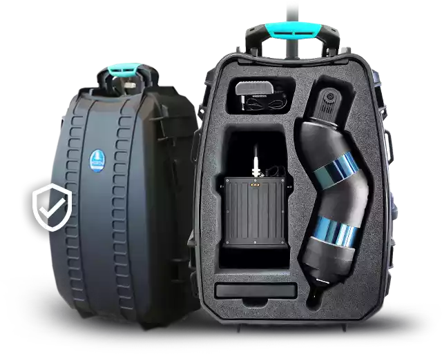 HERON MS TWIN Color - Zaino robusto cablato per trasporto e acquisizione